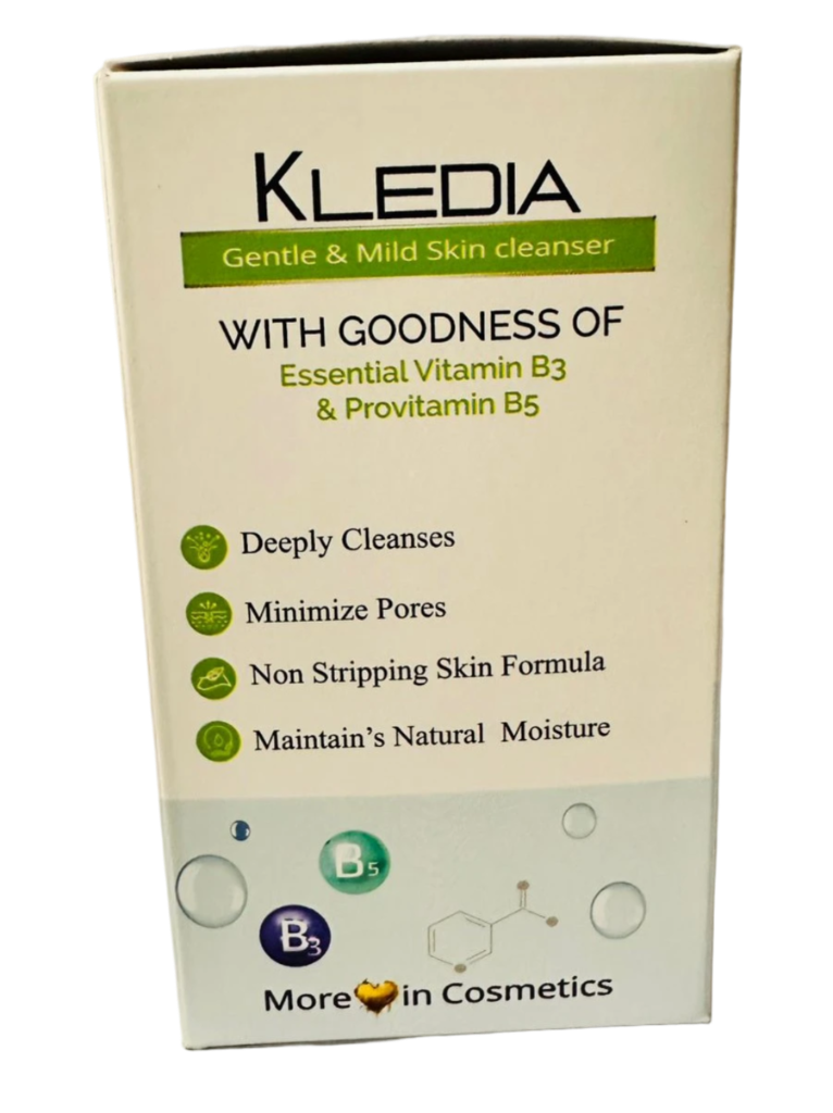 KLEDIA Gentle & Mild Skin Cleanser Twin Pack - 125ml x 2 (250ml Total)