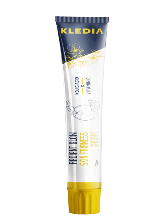 KLEDIA Radiant Glow Skin Fairness Cream with Kojic Acid & Vitamin C (20g)