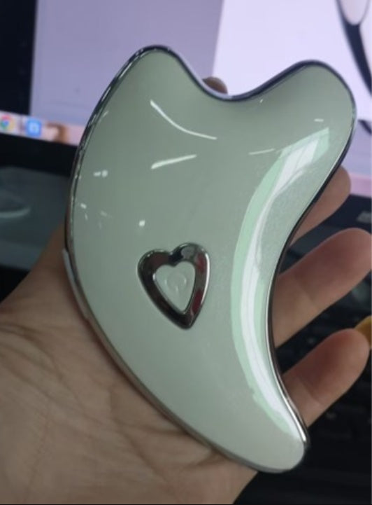 Microcurrent Gua Sha Facial Massager with LED Light