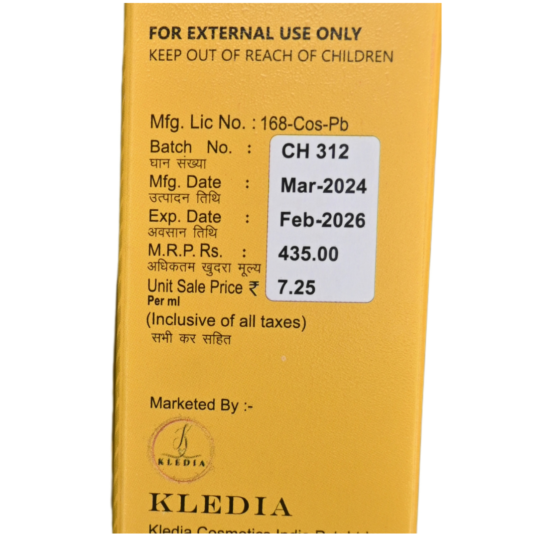 KLEDIA Sunscreen Lotion SPF 50 PA+++ Broad Spectrum UV Protection (60ml)
