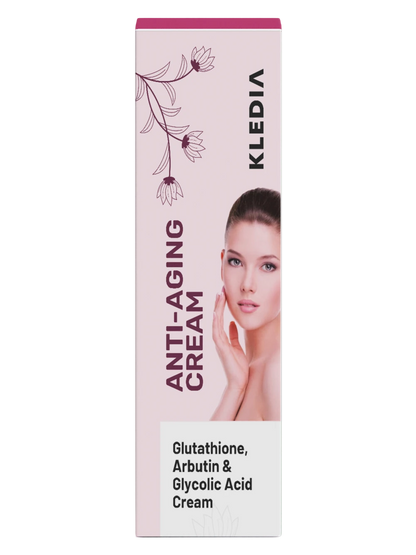 KLEDIA Anti-Aging Cream having Glutathione, Arbutin & Glycolic Acid