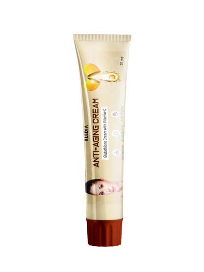 KLEDIA Anti-Aging Cream with Glutathione & Vitamin C - Brightening & Whitening Formula (20g)