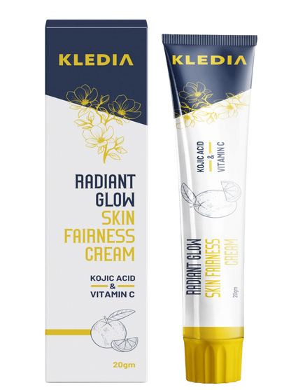 KLEDIA Radiant Glow Skin Fairness Cream with Kojic Acid & Vitamin C (20g)