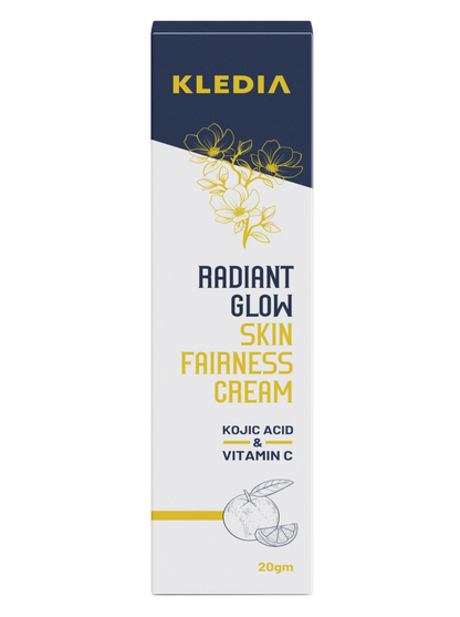 KLEDIA Radiant Glow Skin Fairness Cream with Kojic Acid & Vitamin C (20g)