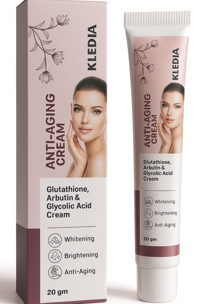 KLEDIA Anti-Aging Cream having Glutathione, Arbutin & Glycolic Acid