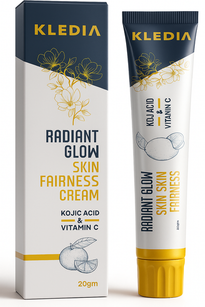 KLEDIA Radiant Glow Skin Fairness Cream with Kojic Acid & Vitamin C (20g)