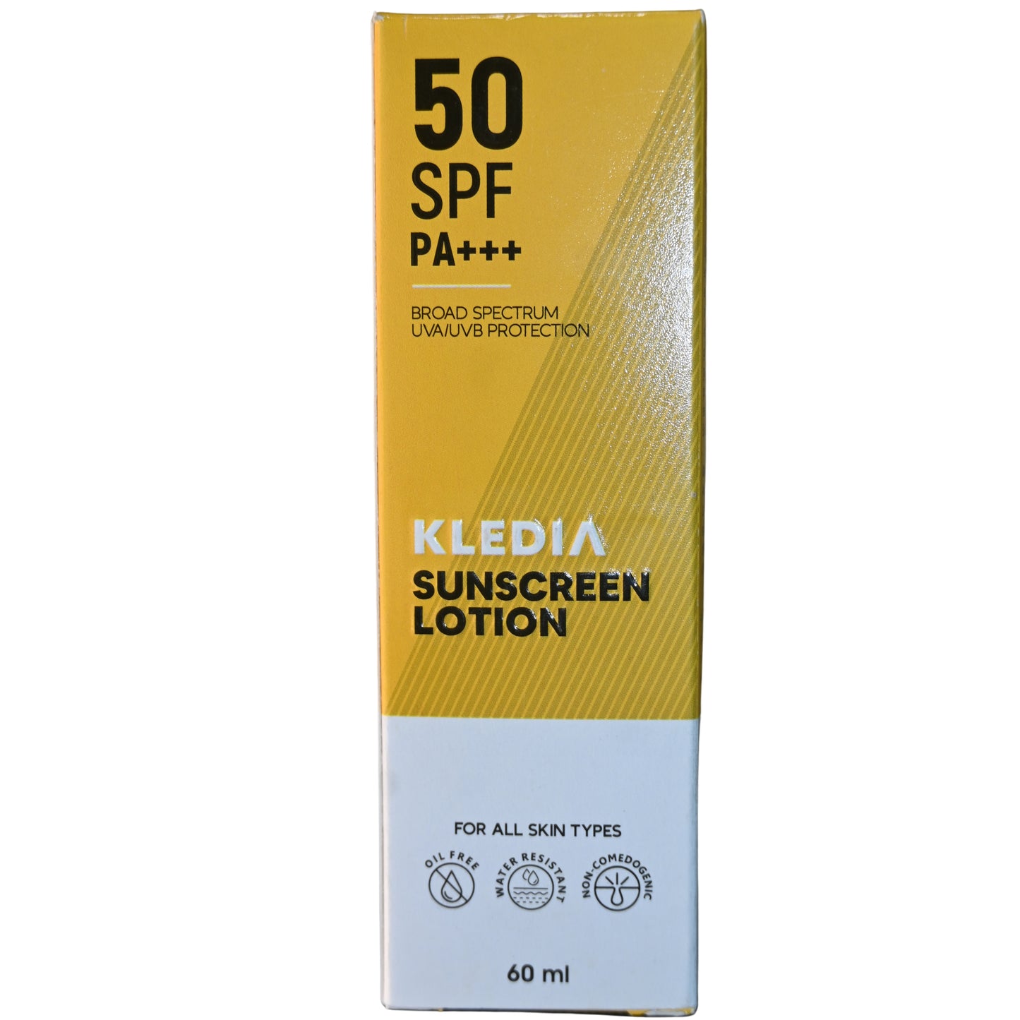 KLEDIA Sunscreen Lotion SPF 50 PA+++ Broad Spectrum UV Protection (60ml)