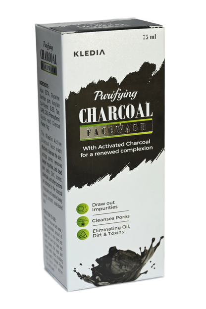 KLEDIA Purifying Charcoal Face Wash - 75ml