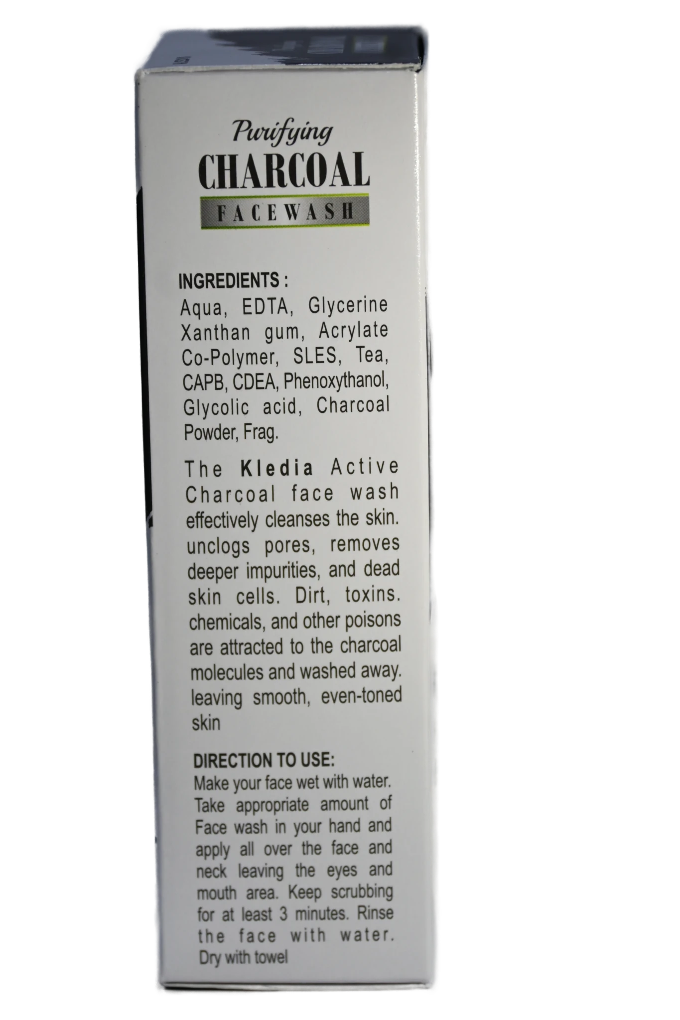KLEDIA Purifying Charcoal Face Wash - 75ml