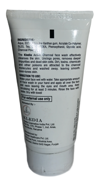 KLEDIA Purifying Charcoal Face Wash - 75ml