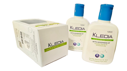 KLEDIA Gentle & Mild Skin Cleanser Twin Pack - 125ml x 2 (250ml Total)